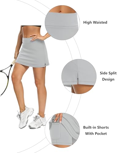 Image of LouKeith Tennis Skirts for Women Golf Athletic Activewear Skorts Mini Summer Workout Running Shorts with Pockets