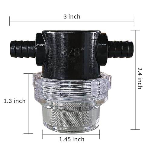Strainer À Eau Transparente Avec Maille En Acier Inoxydable,10mm – vue 7