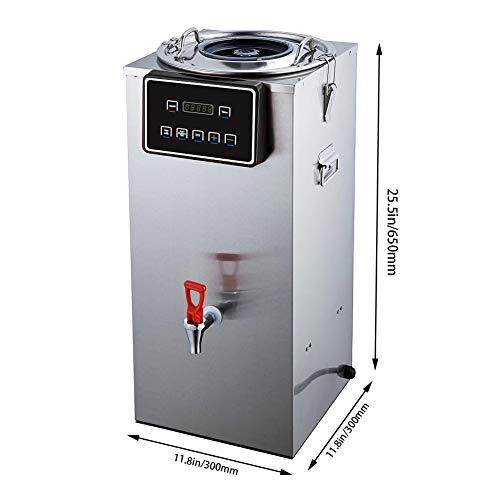 18L Commercial Soy Milk Maker Soya Milk Machine Large Almond Cow Oat Hot Soybean Milk Machine Stainless Steel, 2500W - Thumbnail 2