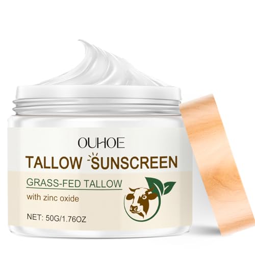 Beef Tallow Cream,100%Natural Orgánico Sebo de Res Puro paraRostro y Cuerpo