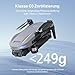 Ameta Drohne mit Kamera 4K und GPS, S50 Lite FPV Drohne für Kinder und Erwachsene mit Auto Return/ 50 Minuten Flugzeit/Follow Me/Intelligent Mode/Gestensteuerung/ 500M Reichweite, Unter 249g