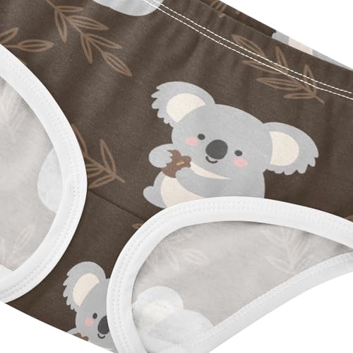 Girls' Underwear Cute Koala Brown Toddle Brief Panties 23014404