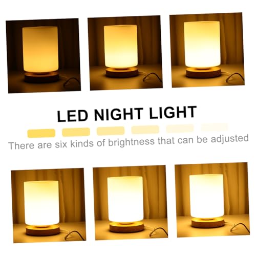 Lámpara de Mesa de Noche Vaguelly Forma Cilíndrica LED USB miniatura 3