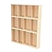 Wood Designs 46430 Open Stack Locker, Three Units
