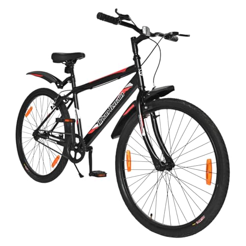 Image of Urban Terrain Bigshot Steel 26 inch Cycle /Bicycle City Bike Single Speed Cycle with Rigid Fork Bicycle for Men /Boys | Ideal for 13+ Years, Frame Size : 18 inch (Red)