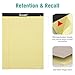 GUANGBO 12 Pack Yellow Legal Pads 8.5 x 11 Wide Ruled Note Pad 50 Sheets Notepads Micro Perforated Writing Pad for Work Study Daily Note Taking List