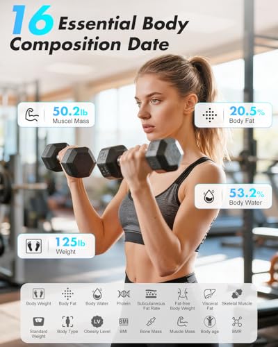 50% Off INSMART Smart Body Weight Scale with Bluetooth & App Sync