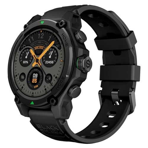 Black Shark GS3 Smartwatch, Ecran AMOLED de 1,43'', Positionnement par satellite GPS 21 jours d'autonomie Appel Bluetooth Plus de 100 modes sportif Montre...