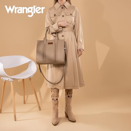 Image of Montana West x Wrangler Tote Bags Purses for Women Work Top-Handle Handbags with Strap