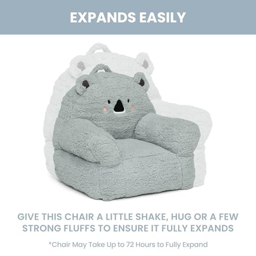 Delta Children Cozee Buddy Chair, Koala - Thumbnail 5