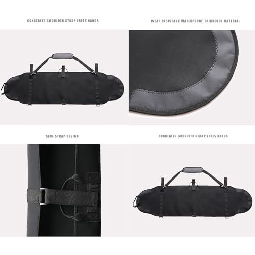Funda de snowboard para avión con bolsa de viaje acolchada reforzada e impermeable portátil 6