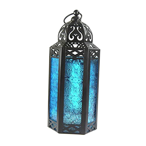 STOBAZA Iron Candle Holder Lantern Storm Lantern Candle Iron Candle Lantern Candle Lantern Decoration