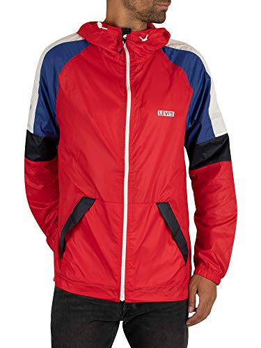 Levi's Colorblock Windrunner Chaqueta Hombre Chinese Red (Rojo) Small