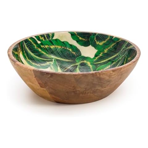 Woodluv 25cm Wooden Fruit and Salad Bowl Cover