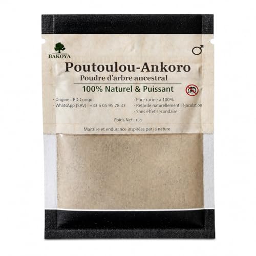 Poutoulou Ankoro – 100% Naturel – Retardatant naturel - Alternative Spray/Gel Chimique – qualité pure (sans mélange) - 10g