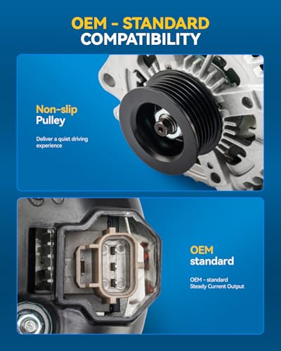 Image of PHILTOP New 11532N Alternator Compatible with 2011-2014 Ford F-150 5.0L