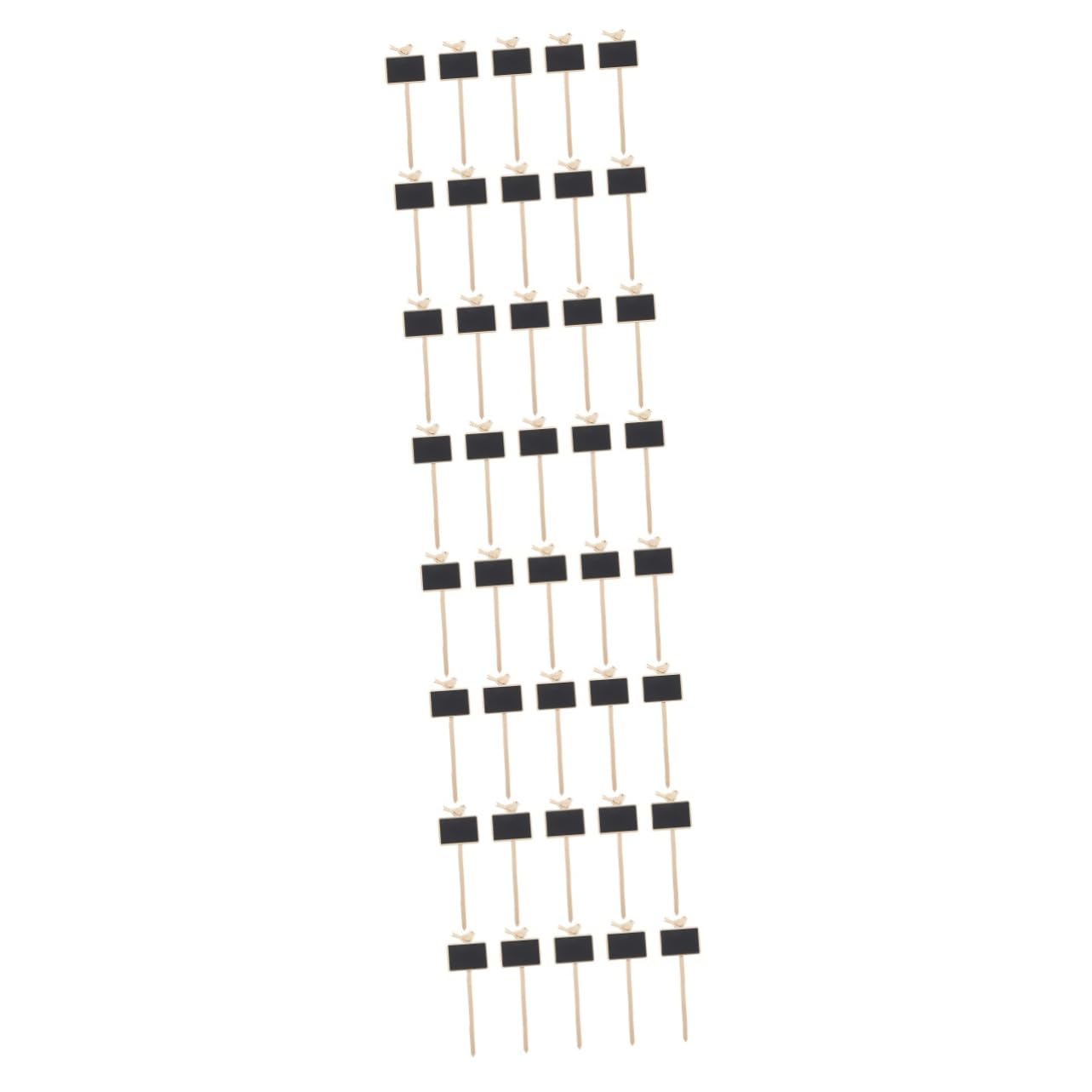 Toddmomy 40pièces Étiquettes Bois Pour Plantes Panneaux Multi-usage Avec Ardoise Pour Marquer Fleurs Et Jardins Décorations Pratiques Et Classificatrices Pour Amateurs De Jardinage
