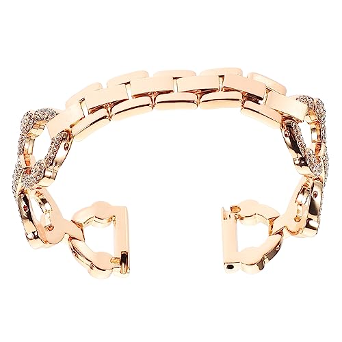 Correa de metal elegante que transforma tu reloj en joyeria fina