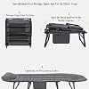 Folding Bed,Folding Bed with 6 Adjustable Positions,Adult Folding Camping Bed,This Folding Bed Has A Folding Function and is Easy to Carry