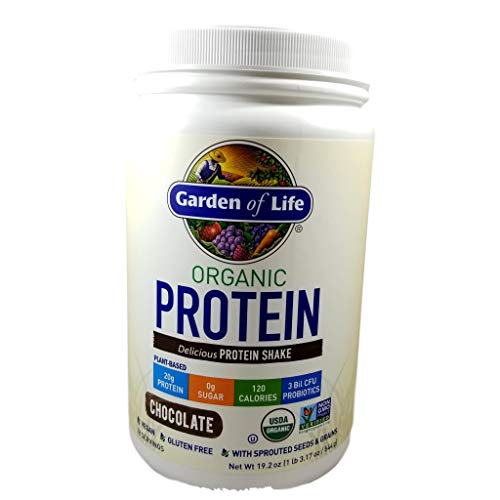 Garden of Life Organic Protein Shake Powder, Chocolate Flavor