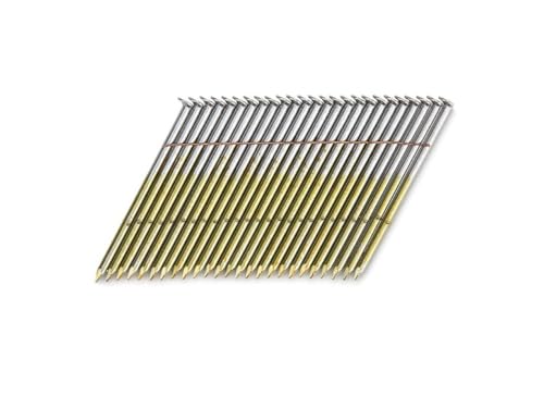 Pro-Fit 0629270 3 In. x 0.131 In. 28 Degree Wire Strip Smooth Shank Round Head Brite Framing Stick Nails (2000 Ct.)