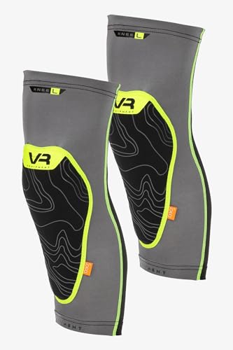 Rodilleras MTB VR46 Valentino Rossi en talla L y color gris para ciclismo de montaña