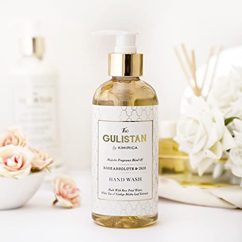Image of Kimirica The Gulistan Hand Wash, 100% Vegan and Paraben Free with Goodness of Rose Water, Shea, White Tea and Ginkgo Biloba, (Rose Absolute, 300ml)