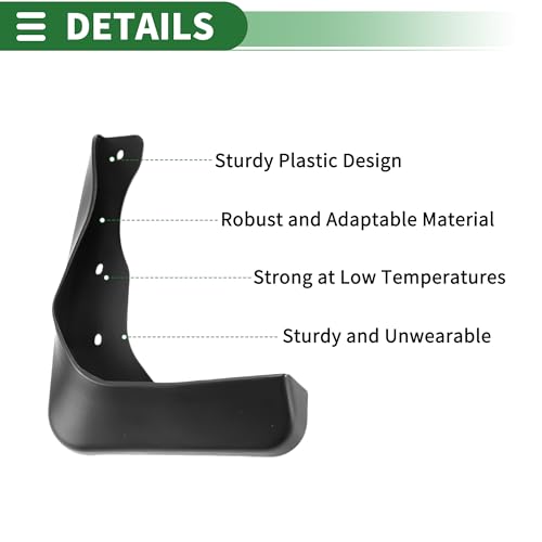 Image of Motoforti Mud Flaps Splash Guards Mud Guards for Honda Elysion 2012-2015 W /Mount Accessories