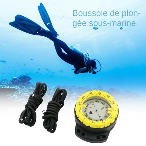 Boussole de navigation sous-marine étanche plongée avec corde - 6