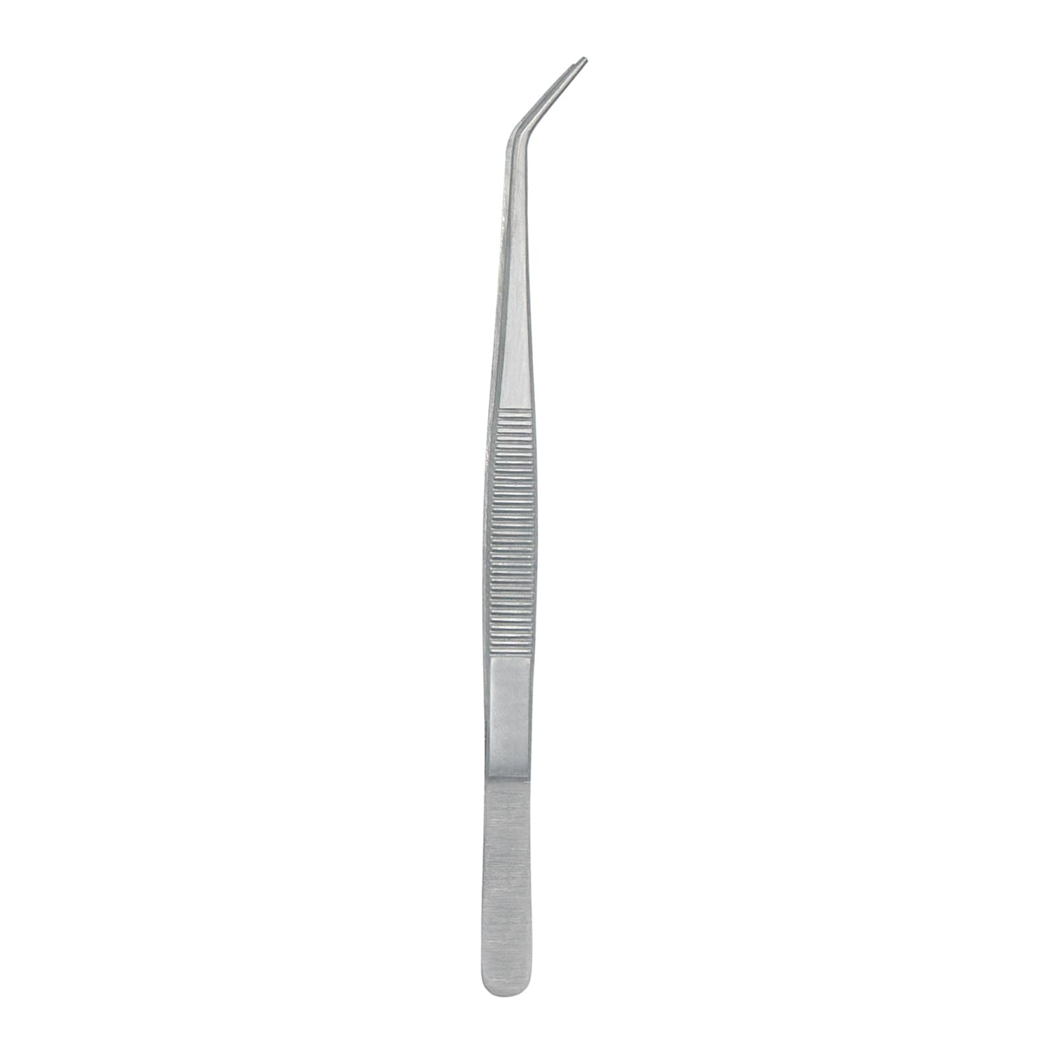 Pinzas de acero inoxidable, con punta dentada curvada, multiusos, pinzas para máquina de coser, pinzas para reparación de manualidades (10)
