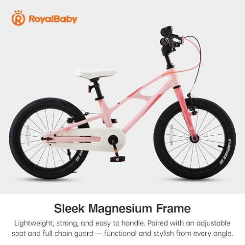 Image of RoyalBaby Kids Bike Lightweight Magnesium Alloy, 14 16 18 Inch Children's Bicycle for Boys Girls Ages 3-9