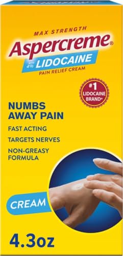 How to Get Rid of Sunburn Redness Overnight: 11 Products That Actually Work for Adults Over 50 12 Aspercreme Lidocaine Pain Relief Cream Soothes Aggravated Nerves, Numbing Topical Analgesic with Max-Strength 4% Lidocaine & Moisturizing Aloe, 4.3 Oz.