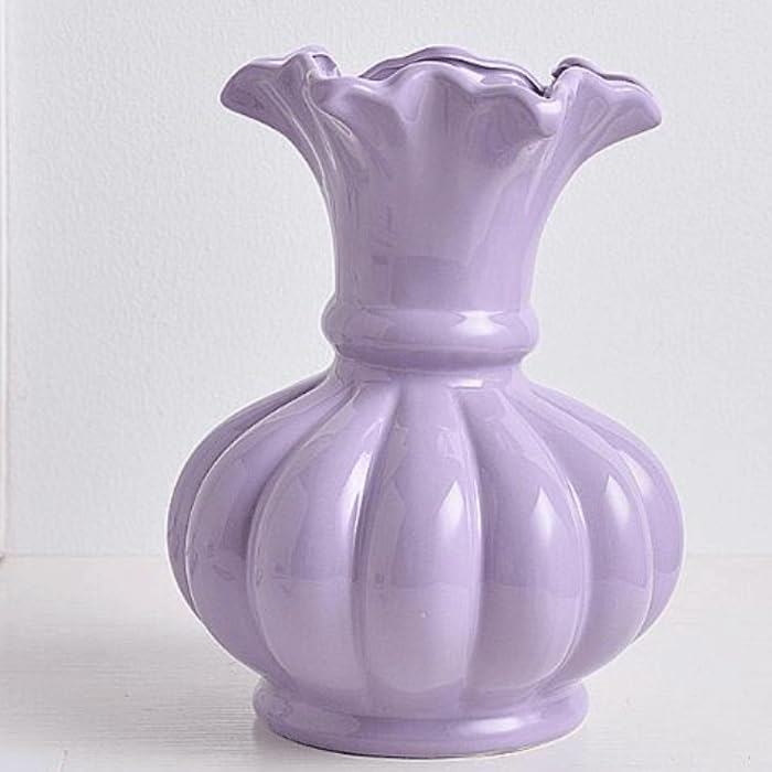 Amazon.co.jp: ロココ調 インテリア 陶器 花瓶 フラワーベース 大きい