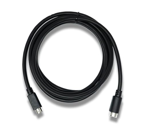 System-S Cable S-Video de 180 cm DIN de 6 pines macho a macho, color negro