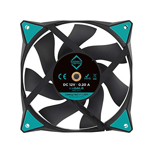 Image of Iceberg Thermal IceGALE 120mm PWM Premium Case Fan (Black)