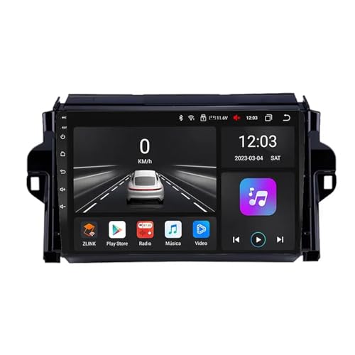 Autoradio Toyota Fortuner Guidage Vocal Écran Fluide 64G