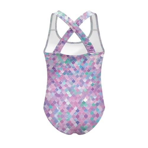 Image of Girls One Piece Swimsuits Size 5-14 Kawaii Gymnastics Leotard for Beach Vacations
