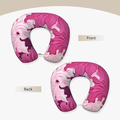 Almohada espuma viscoelástica tamaño único rosa miniatura 3