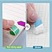 Golcellia Arrow Sticky Notes with Sticky Tabs & Page Markers - 900 Sticky Flags for Books, 5 Color Arrow Stickers for Organizing Documents, Notes (9-Pack)
