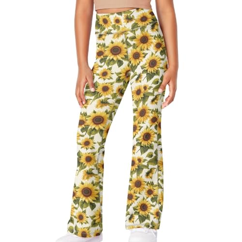 ZFRXIGN Western Girls Flare Leggings Size 5-14 Girls Leggings Tall Slim Graphic Sweatpants for Athletic Wear3