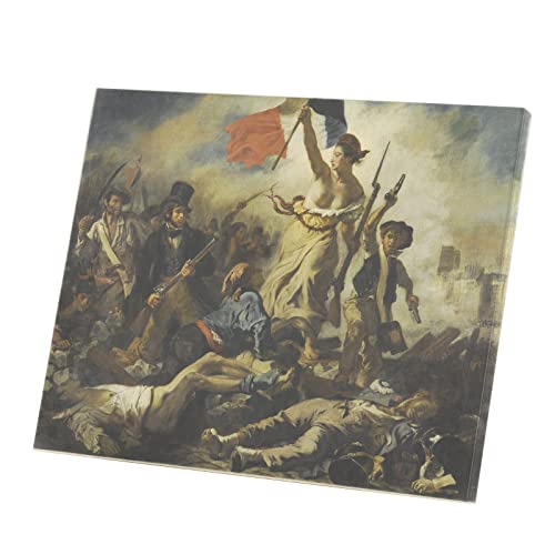 Toile Eugene Delacroix La Liberté Guidant le Peuple Impression Premium 74x60