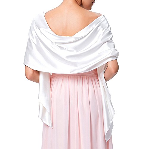 Écharpe Pashmina En Soie Pour Femme - Parfaite Pour Mariage, Soirée Ou Quotidien Décontracté