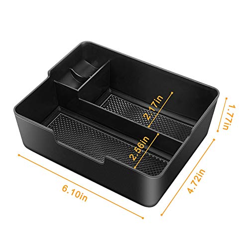 Caixa De Armazenamento,Sailsbury Caixa de apoio de braço para carro, console central de armazenament