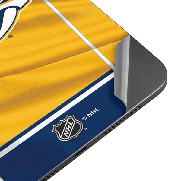 Skinit Decal Tablet Skin Compatible with iPad Mini 7 (2025) - Officially Licensed NHL Nashville Predators Jersey Design