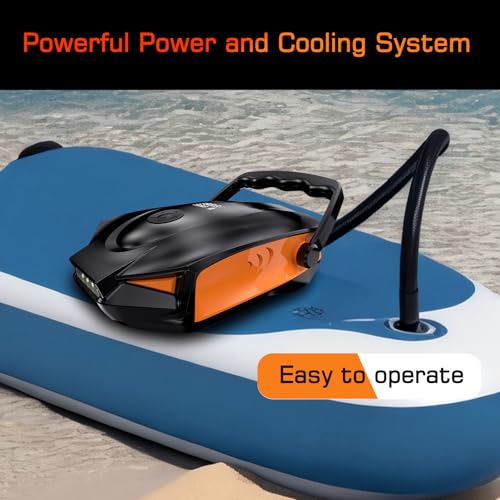 Tunpug Electric Paddle Board Pump, 50 Psi High Pressure Sup Pump - Dual Stage Inflation, Auto Shutoff And Deflate, 12V Dc Automotive Connector For Standing Pulp Boards, Inflatable Boats And Mattresses thumb #2
