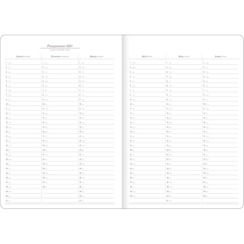 Tilibra - Planner Executivo Grampeado 17,8 x 25,4 cm Cambridge 90 G 2025 - CAMBRIDGE PRETA
