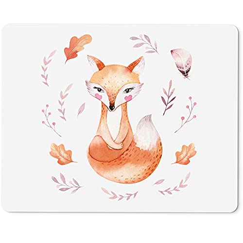 JUNIWORDS Mauspad Mousepad, Fuchs Aquarell