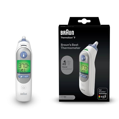 Braun Thermoscan 7 IRT6520 Thermometer + Bonus 40 ThermoScan Lens Filters (Health and Beauty)