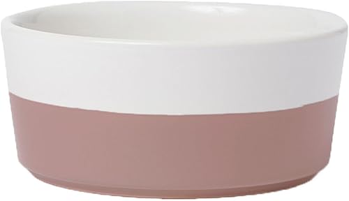 Miniatura 20 de Waggo Dipper - Cuenco de cerámica para perros para razas pequeñas y grandes, pesado y duradero, plato de agua y comida para mascotas, apto para Gris