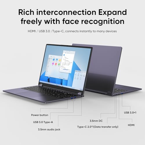 Laptop 2 en 1 15.6" Windows 11 Pro RAM 8GB SSD 256GB miniatura 6